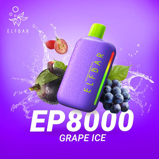 ELF BAR EP8000 - Grape Ice